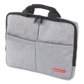 Swiss Mobility Sterling Slim Briefcase, Holds Laptops 14.1", 1.75"x1.75"x10.25", Gray EXB1071SMGRY